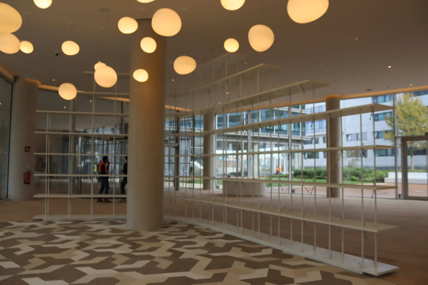 Vestíbulo de las oficinas Monteburgos